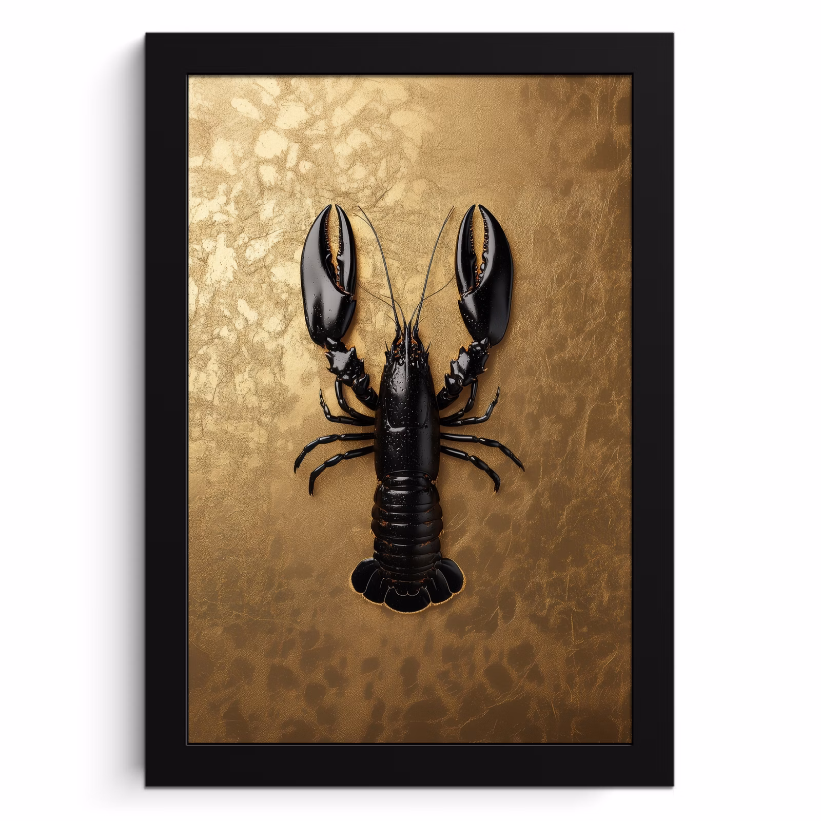 Cuadros enmarcados - Cáncer - Negro - Oro - Lujo — 1