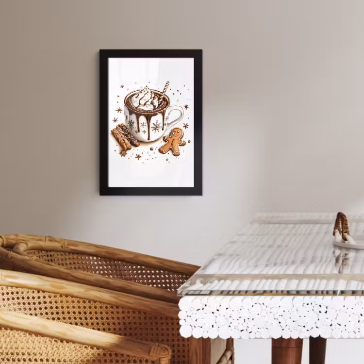 Cuadros enmarcados - Chocomel - Decoración - Pastel - Invierno - Navidad — 3