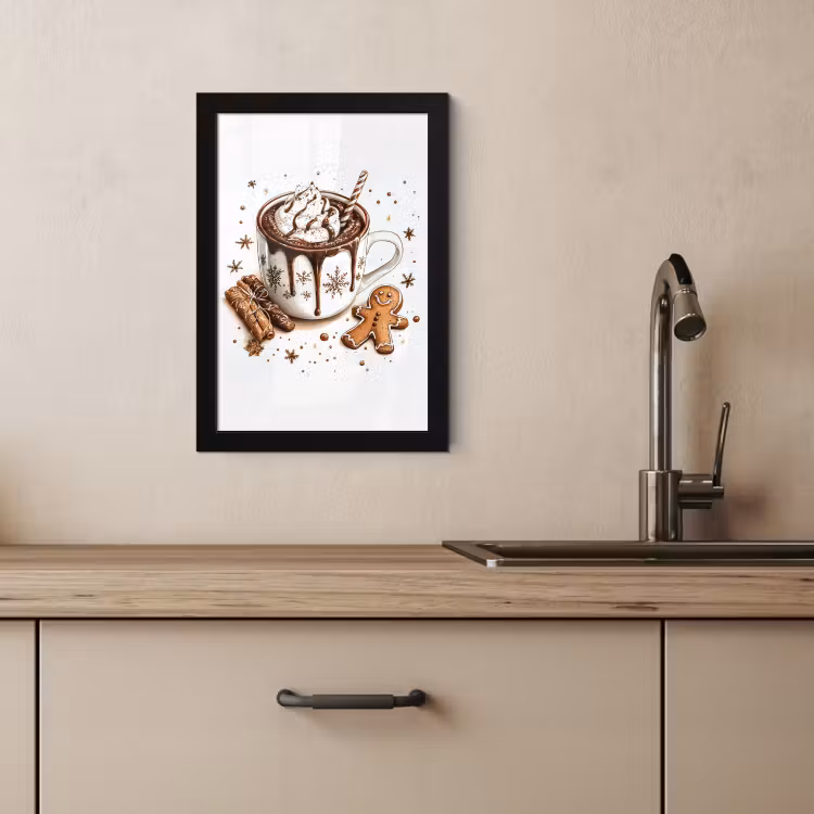 Cuadros enmarcados - Chocomel - Decoración - Pastel - Invierno - Navidad — 4