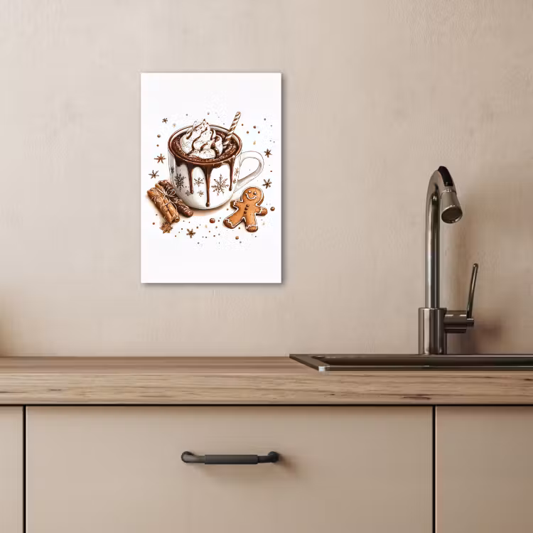 Lienzos decorativos - Chocomel - Decoración - Pastel - Invierno - Navidad — 2