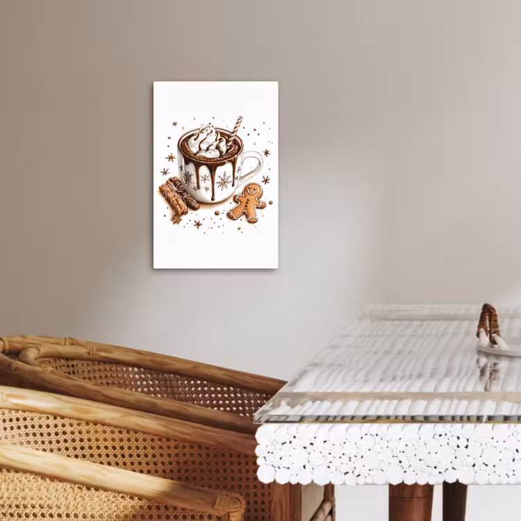 Lienzos decorativos - Chocomel - Decoración - Pastel - Invierno - Navidad — 3
