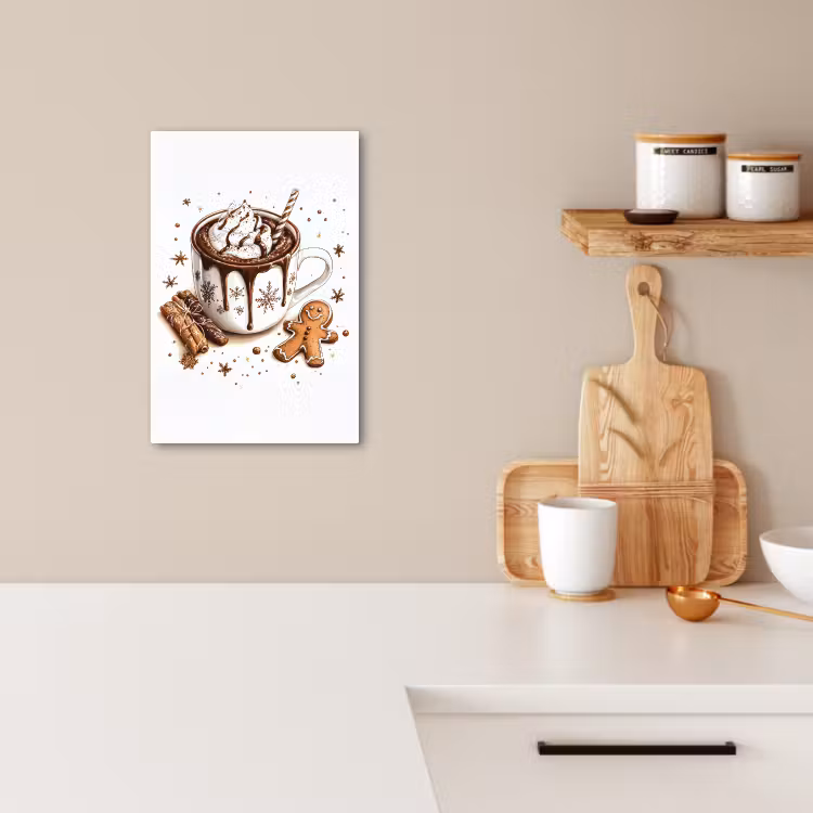 Lienzos decorativos - Chocomel - Decoración - Pastel - Invierno - Navidad — 4