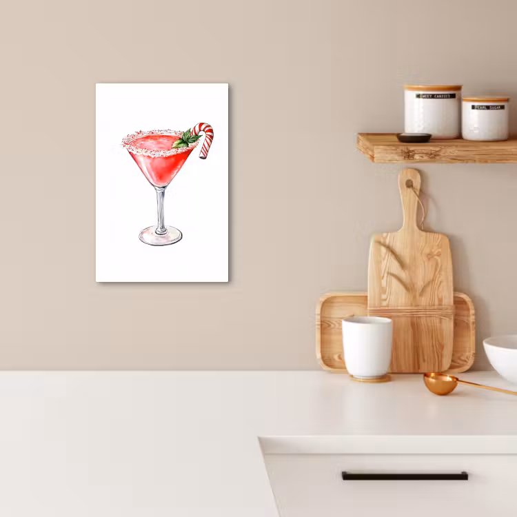 Lienzos decorativos - Cóctel - Bebida - Invierno - Arte — 2