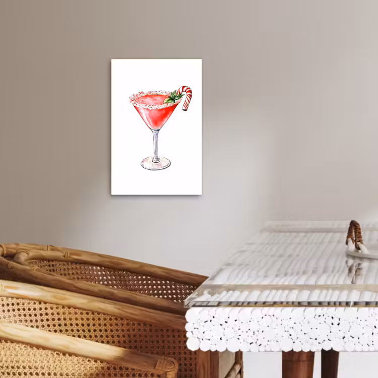 Lienzos decorativos - Cóctel - Bebida - Invierno - Arte — 3