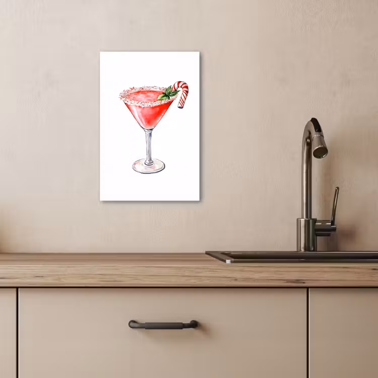 Lienzos decorativos - Cóctel - Bebida - Invierno - Arte — 4