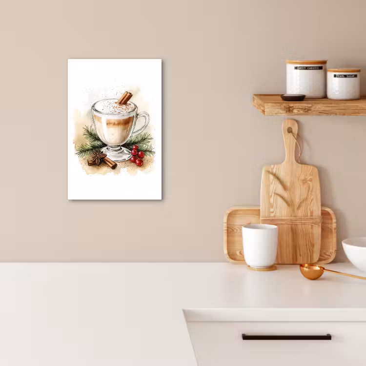 Lienzos decorativos - Invierno - Café - Cálido - Decoración — 4