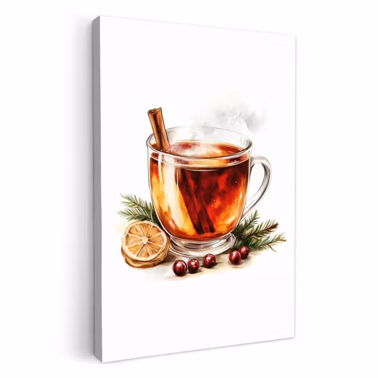 Lienzos decorativos - Té - Cálido - Invierno - Ambiente — 1