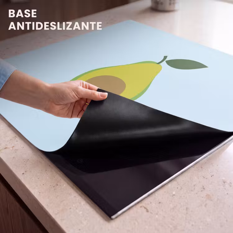 Protector de inducción - Aguacate - Ilustración - Verde - Fruta — 6