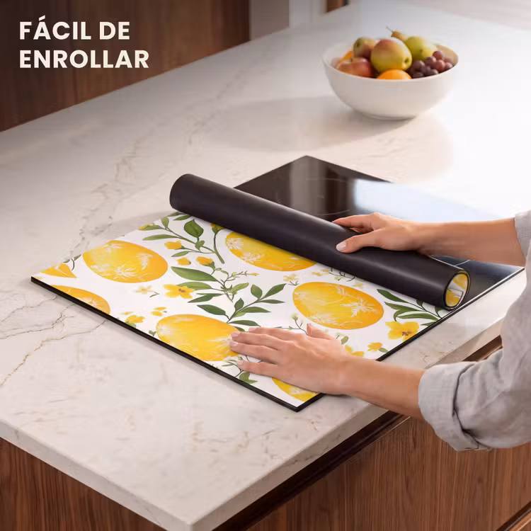 Protector de inducción - Flores - Huevos de Pascua - Amarillo — 7