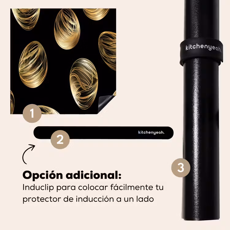 Protector de inducción - Huevos - Oro - Patrón — 8