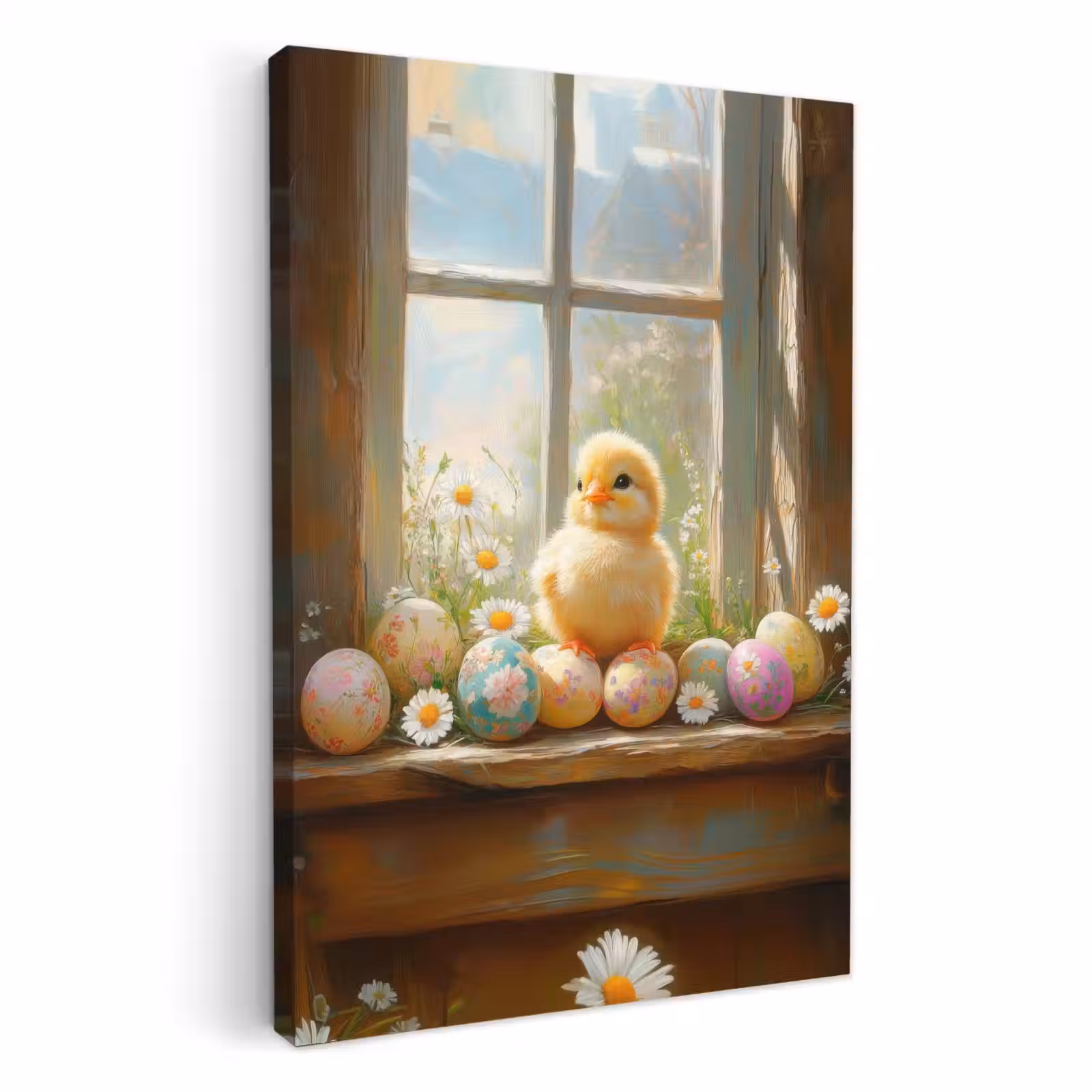 Pollito - Ventana - Huevos de Pascua — 1