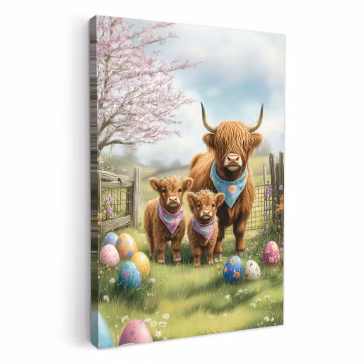 Highlanders escoceses - Huevos de Pascua - Primavera — 4