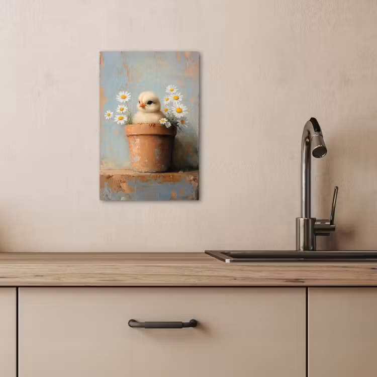 Maceta - Pollito - Flores — 3