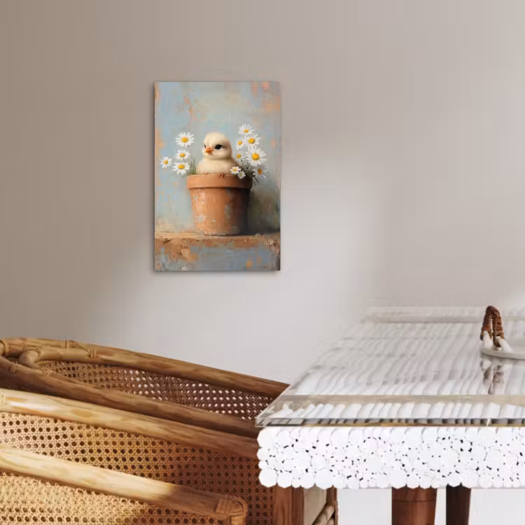 Maceta - Pollito - Flores — 4