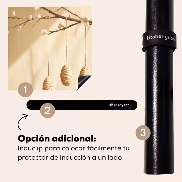Protector de inducción - Beige - Pastel de Pascua - Huevos — 8