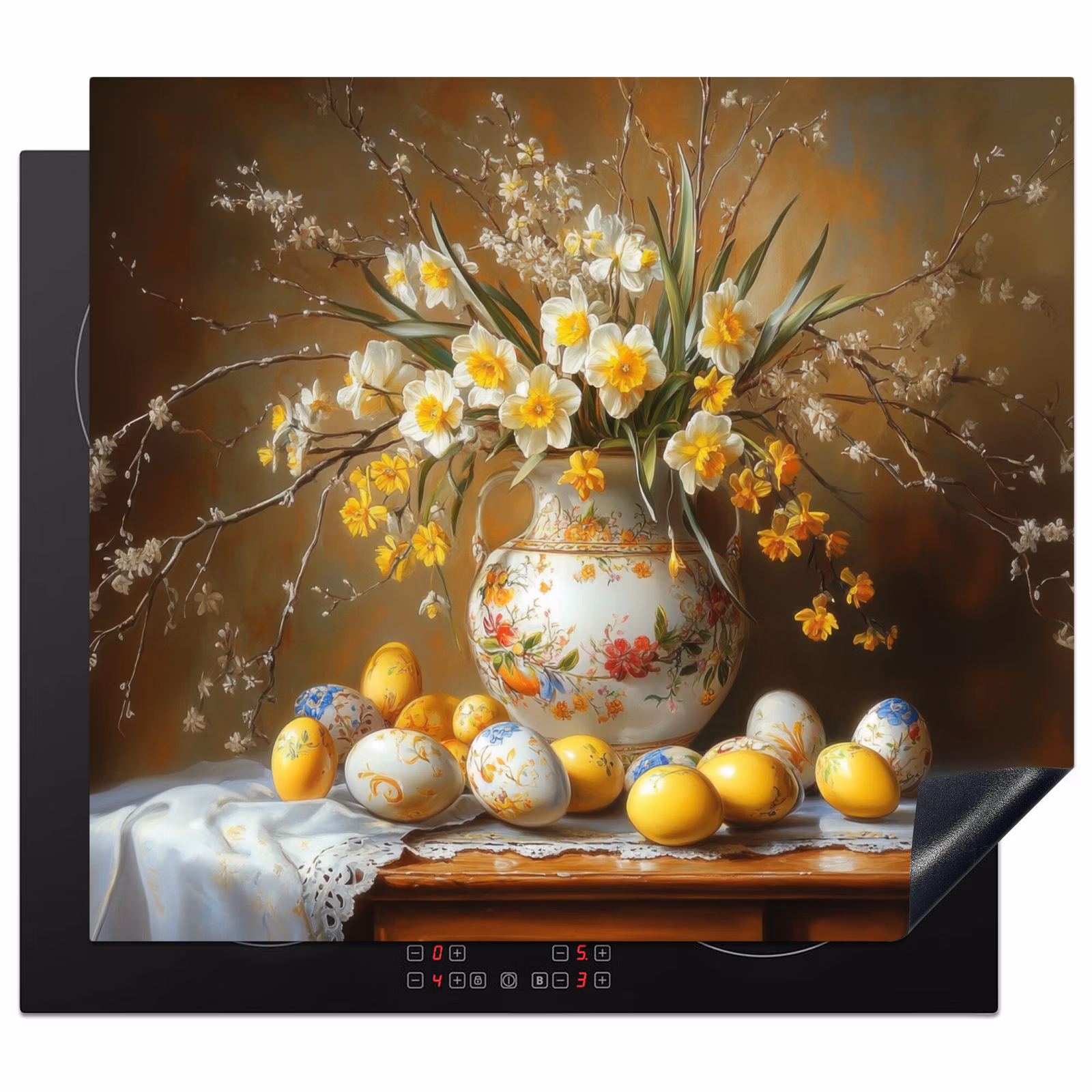 Protector de inducción - Huevos de Pascua - Naturaleza muerta - Jarrón — 1