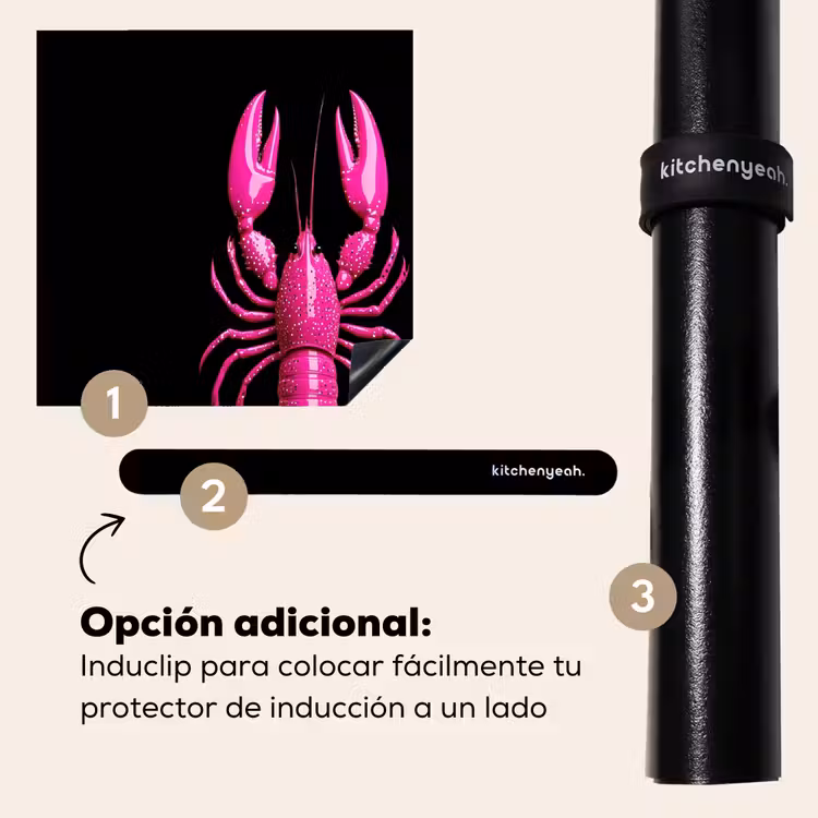 Protector de inducción - Aragosta - Rosa brillante — 8