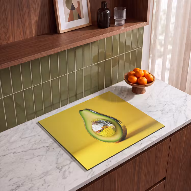 Protector de inducción - Avocado - Discoball - Giallo - Brillantini — 4