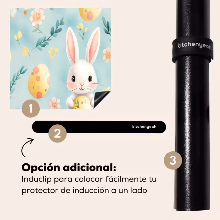 Protector de inducción - Conejo - Huevos - Ramas — 8