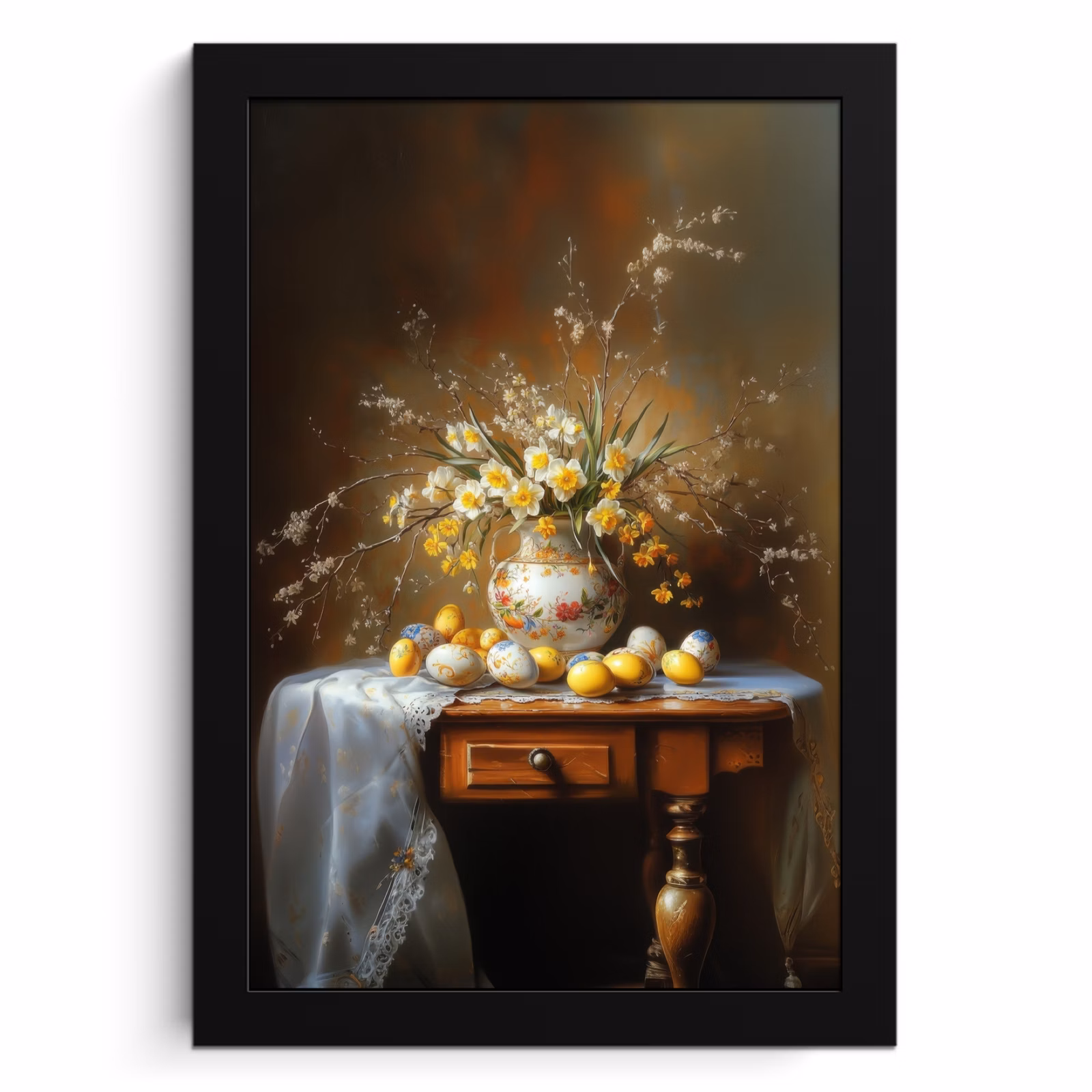 Cuadros enmarcados - Huevos de Pascua - Naturaleza muerta - Jarrón — 1