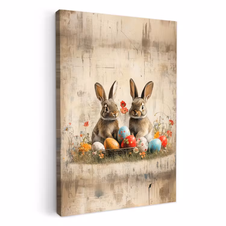Conejos - Flores - Huevos — 1