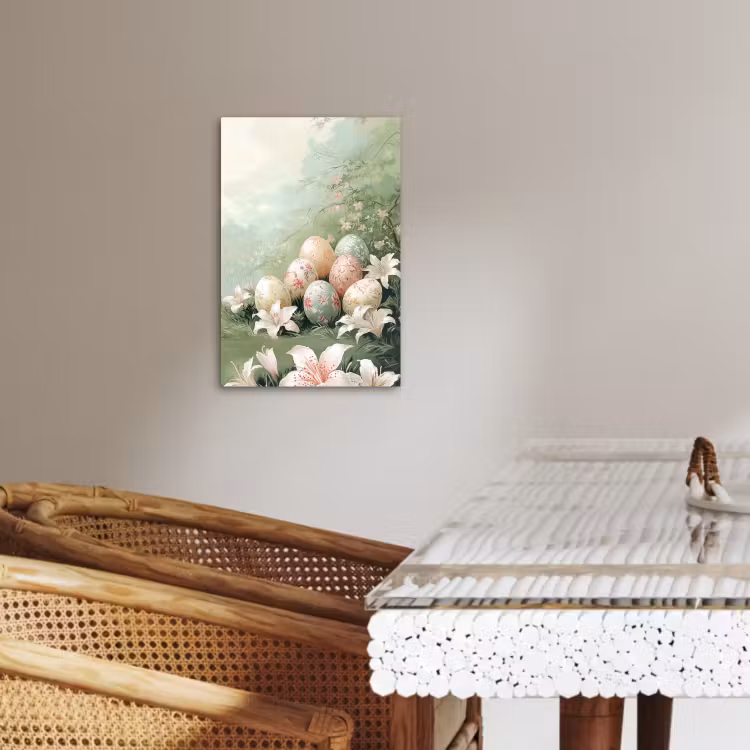 Huevos de Pascua - Tonos pastel - Flores — 3