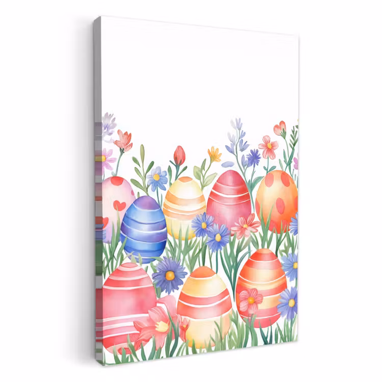 Jardín de flores - Colorido - Huevos — 1