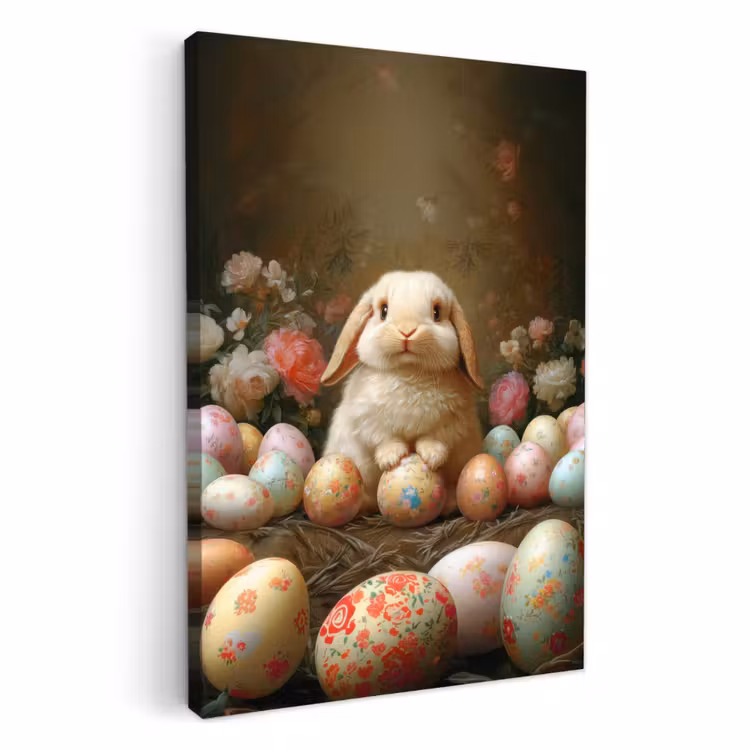 Conejo - Huevos de Pascua - Naturaleza muerta — 1