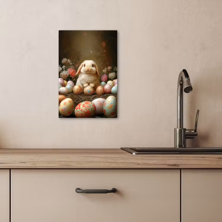 Conejo - Huevos de Pascua - Naturaleza muerta — 4