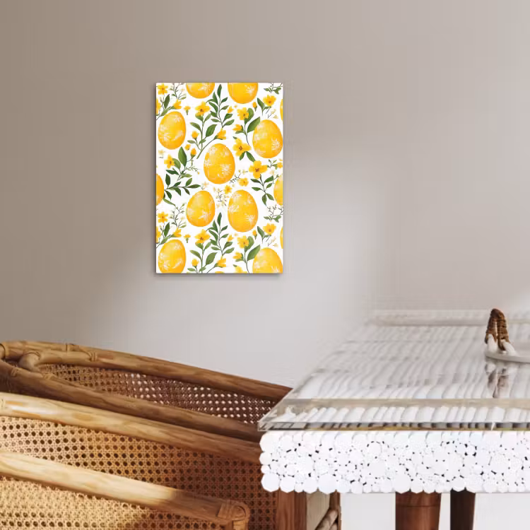 Flores - Huevos de Pascua - Amarillo — 2