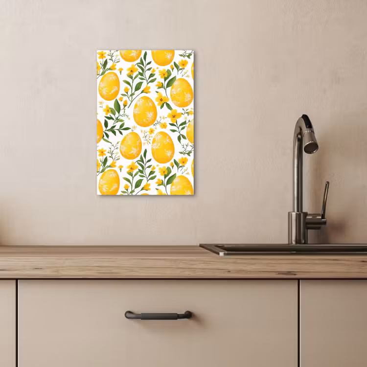 Flores - Huevos de Pascua - Amarillo — 4