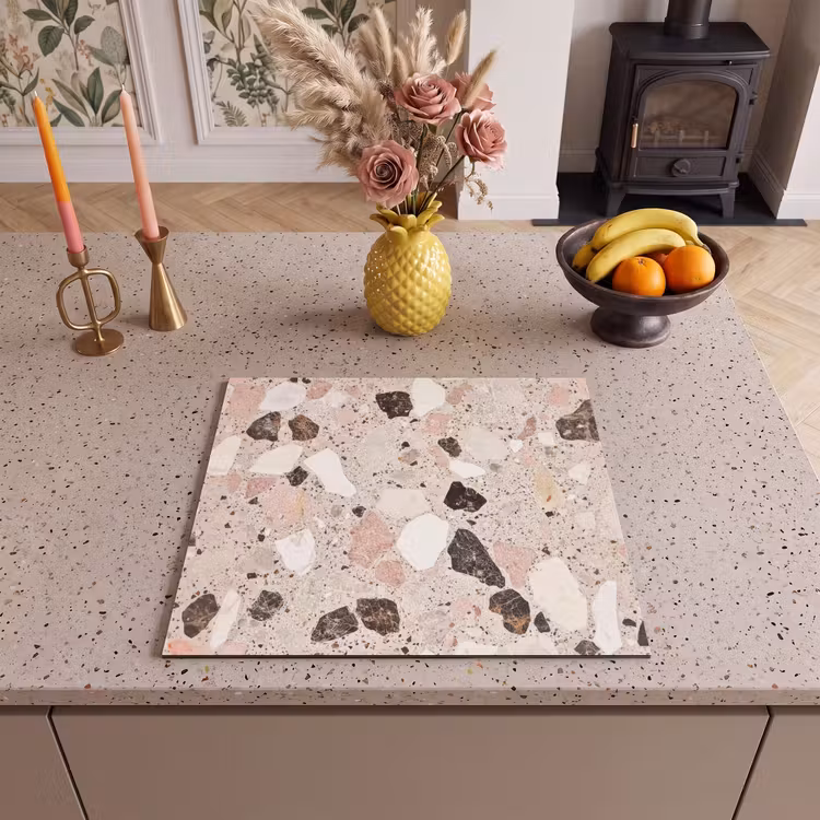 Protector de inducción - Luce - Rosa - Terrazzo - Pietre — 3