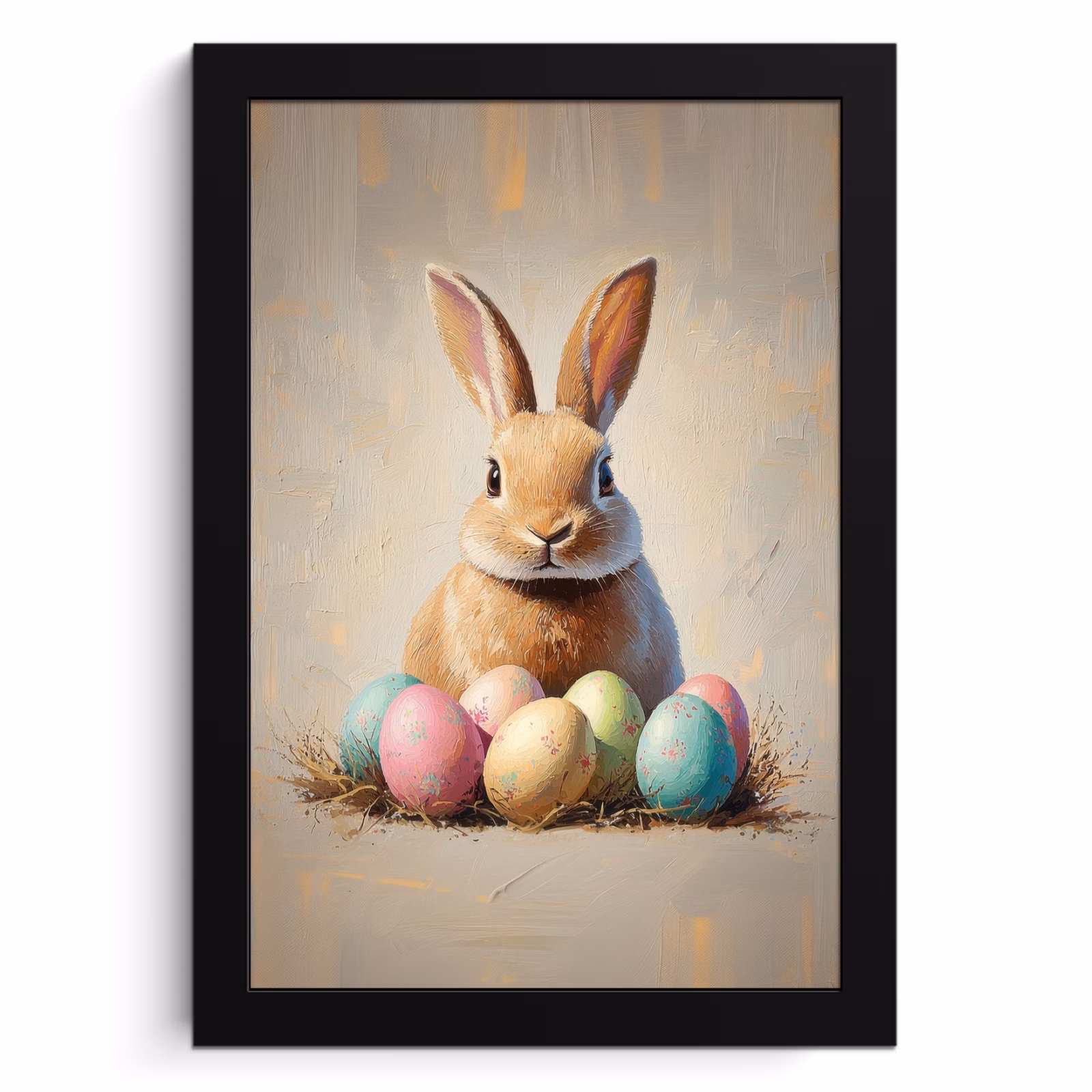 Cuadros enmarcados - Conejo de Pascua - Pastel - Huevos — 1