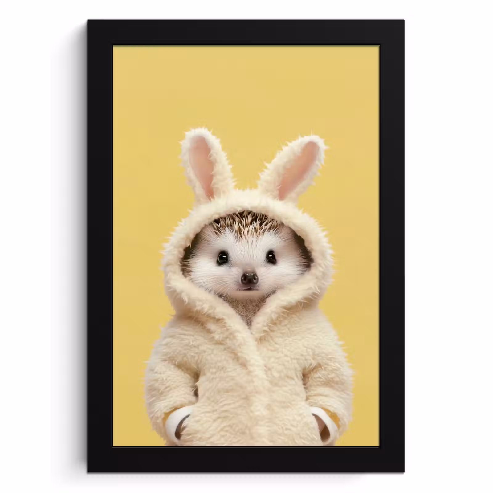Cuadros enmarcados - Erizo - Conejo de Pascua - Disfraz — 1