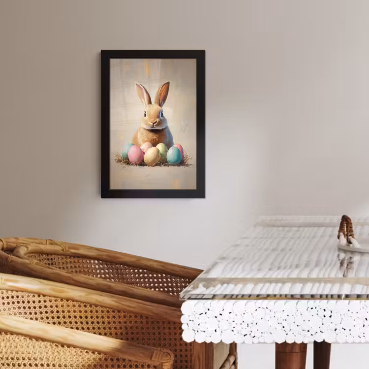 Cuadros enmarcados - Conejo de Pascua - Pastel - Huevos — 3