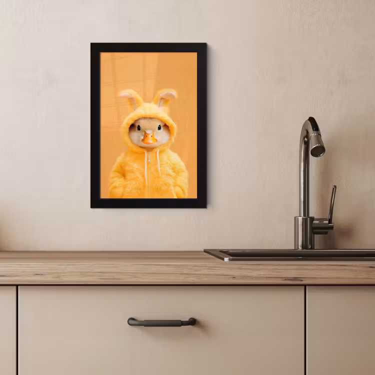 Cuadros enmarcados - Conejo de Pascua - Disfraz - Pato — 3