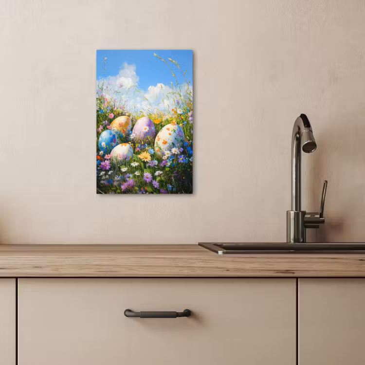 Césped - Huevos - Flores — 3