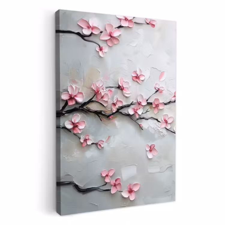 Lienzos decorativos - Blossom - Artístico - Rosa - Sakura — 1