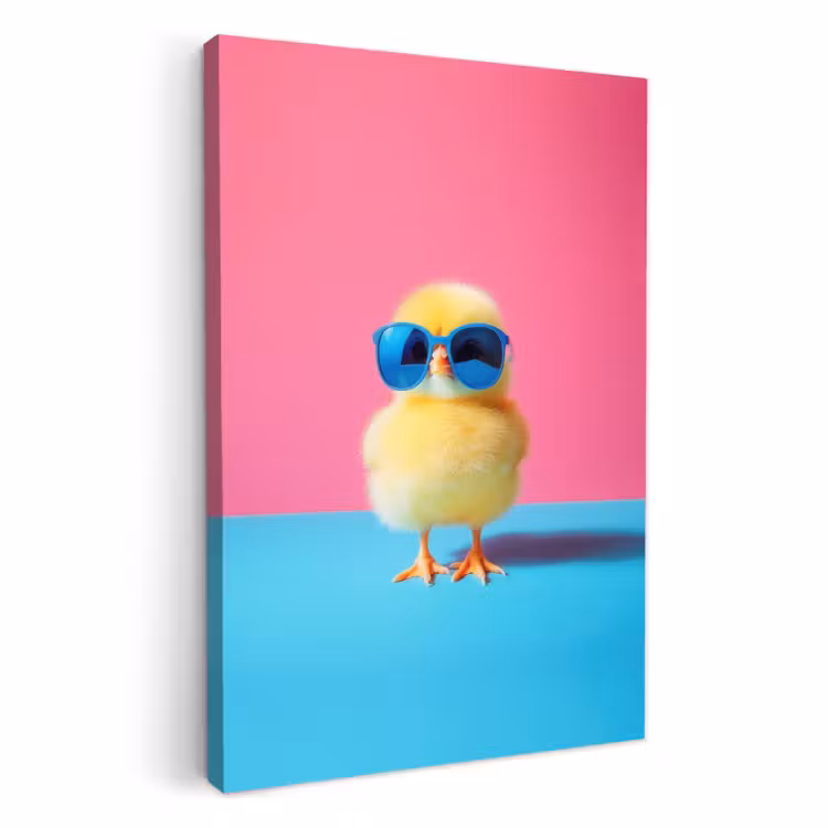 KitchenYeah - Cocina - Lienzo - Chick - Gafas de sol - Azul — 1