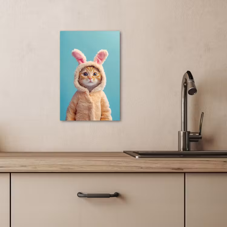 KitchenYeah - Cocina - Lienzo - Conejo de Pascua - Gato - Disfraz — 4