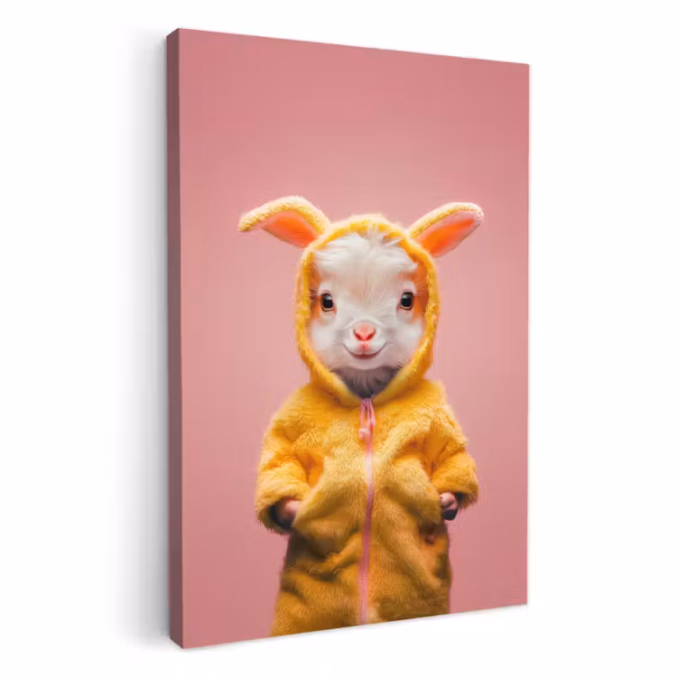 KitchenYeah - Cocina - Lienzo - Disfraz - Cabra - Conejo de Pascua — 1