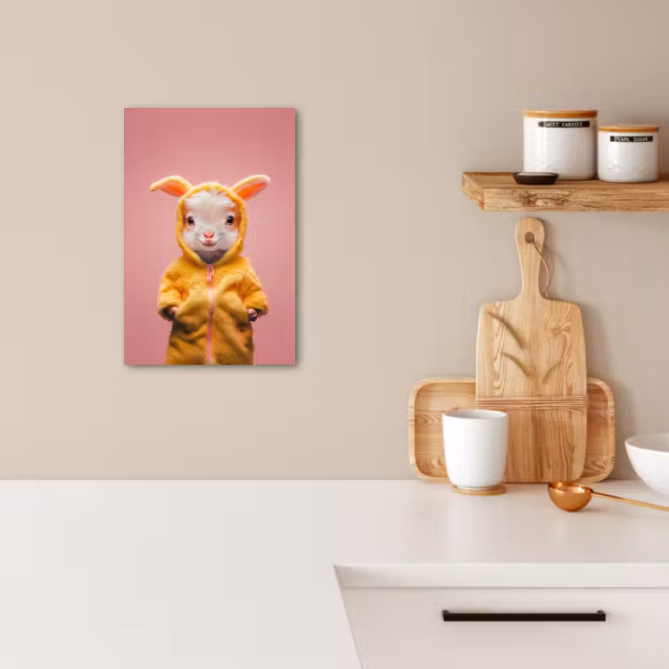 KitchenYeah - Cocina - Lienzo - Disfraz - Cabra - Conejo de Pascua — 2