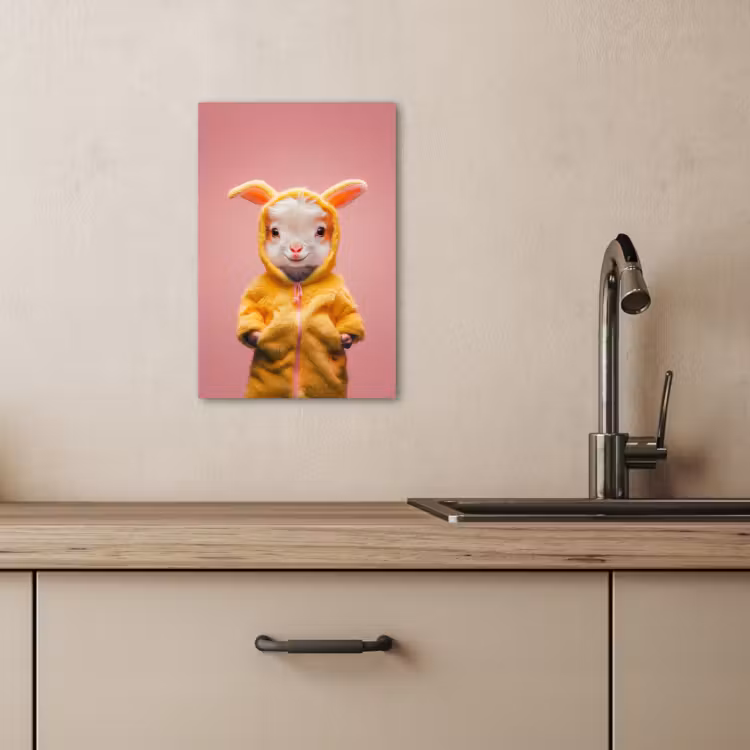 KitchenYeah - Cocina - Lienzo - Disfraz - Cabra - Conejo de Pascua — 3