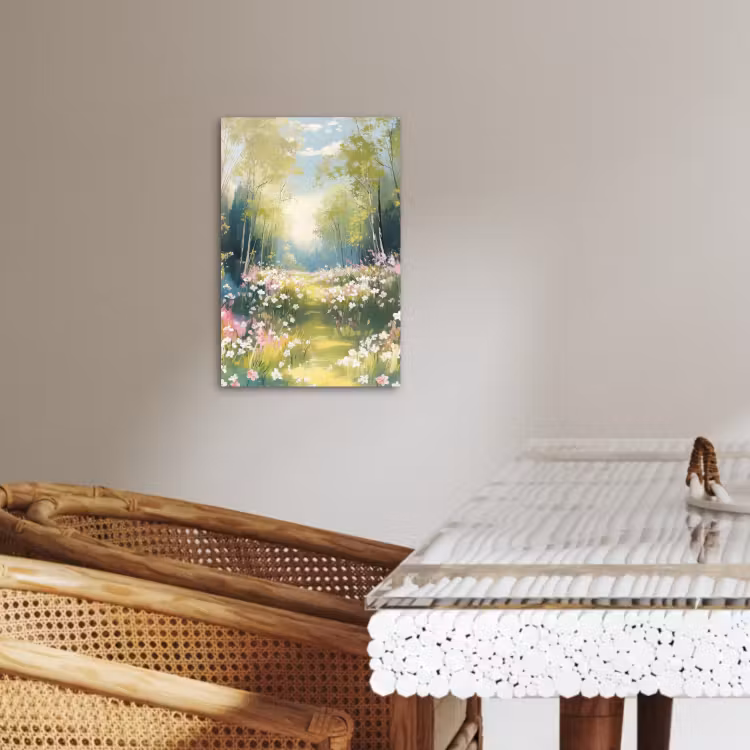 Lienzos decorativos - Bosque - Estilo de pintura - Colorido — 4