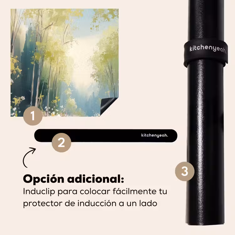 Protector de inducción - Bosque - Estilo de pintura - Colorido — 8