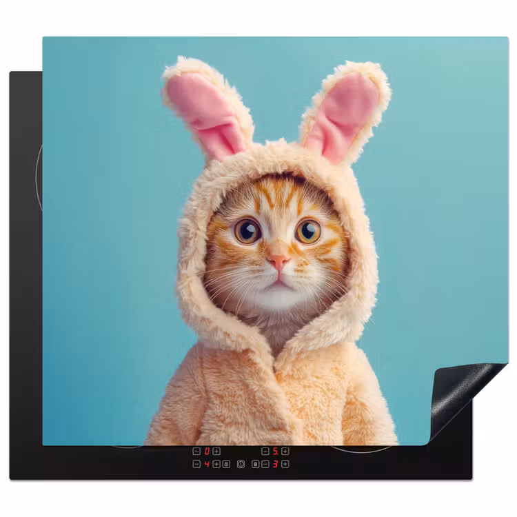 Protector de inducción - Conejo de Pascua - Gato - Disfraz — 1