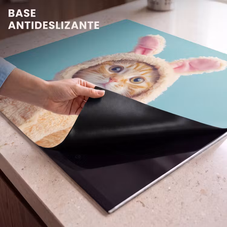Protector de inducción - Conejo de Pascua - Gato - Disfraz — 6