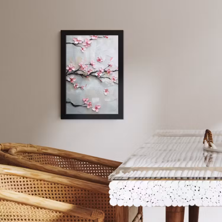 Cuadros enmarcados - Blossom - Artístico - Rosa - Sakura — 4