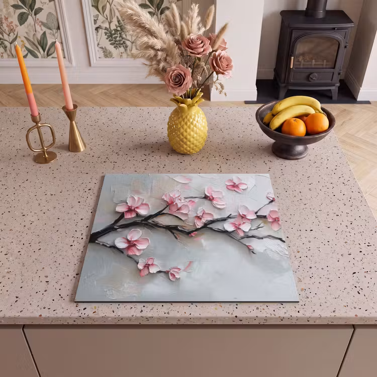 Protector de inducción - Blossom - Artístico - Rosa - Sakura — 3