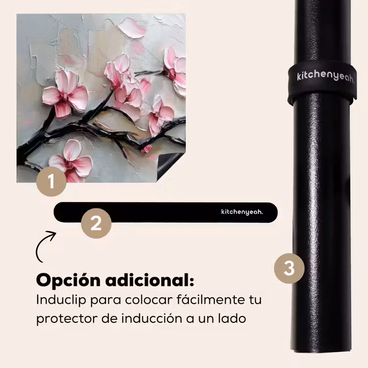 Protector de inducción - Blossom - Artístico - Rosa - Sakura — 8